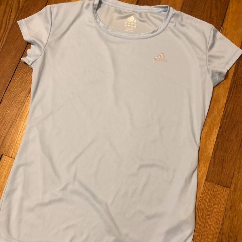Adidas size large blue workout shirt